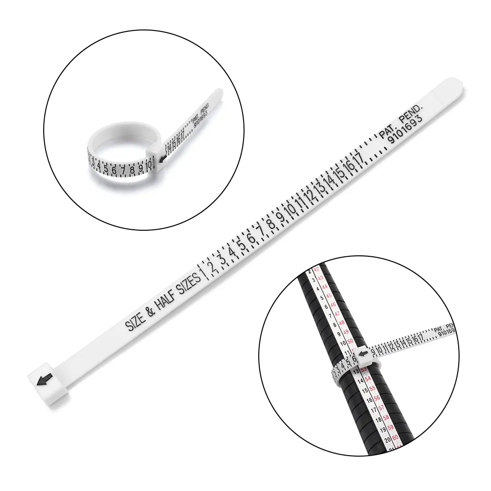 DIY Fashion Jewelry Measuring Tool Set Professional Plastic Ring Sizer   Stick Sizer UK US Mandrel Gauge For Finger Rings And Belt  Measurement From Jane012, $0.96